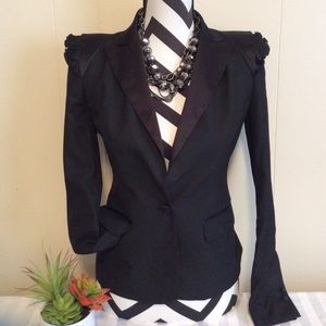 Robert Rodriguez Black Fitted Jacket